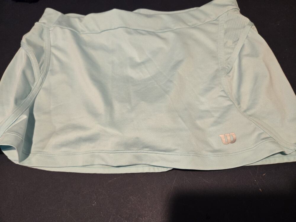Womens Wilson Teal Tennis Skirt Size Xl